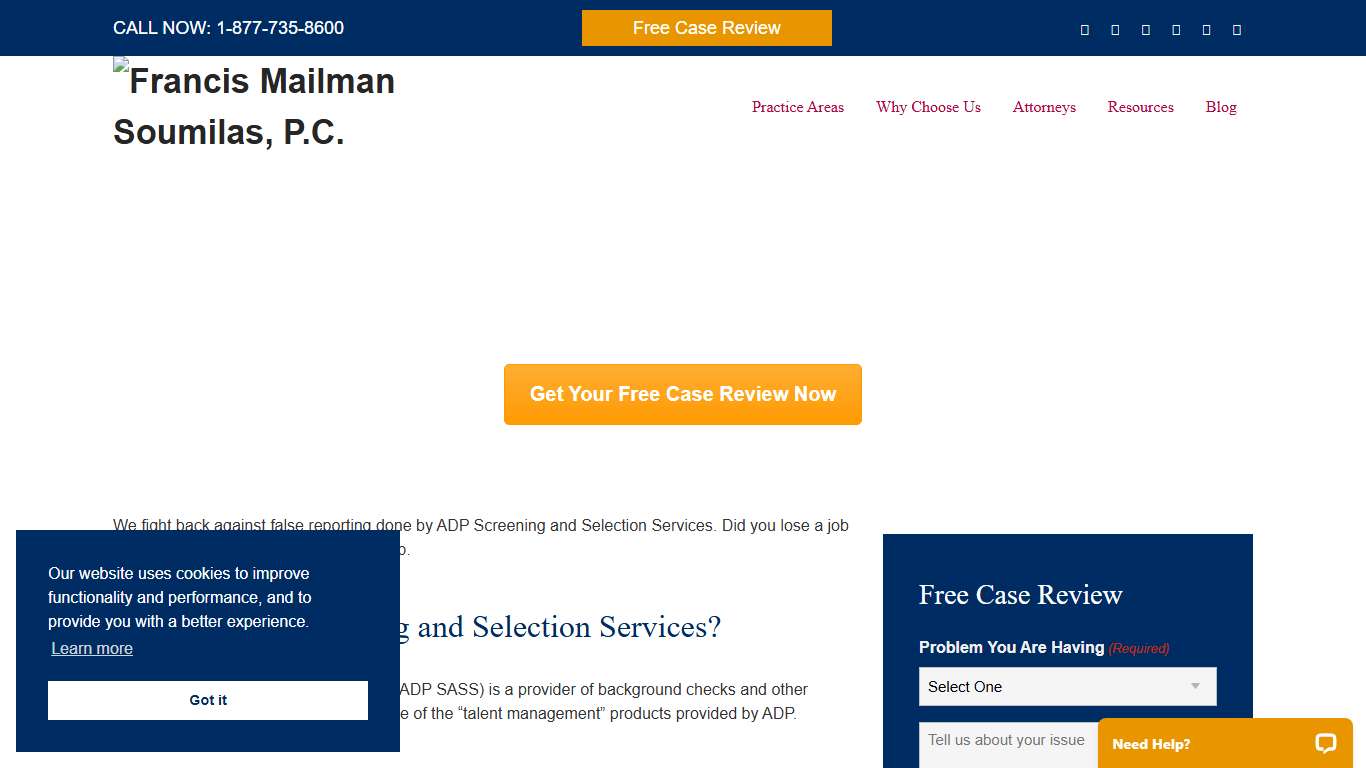 ADP Screening and Selection Services Errors Cost Your Job?